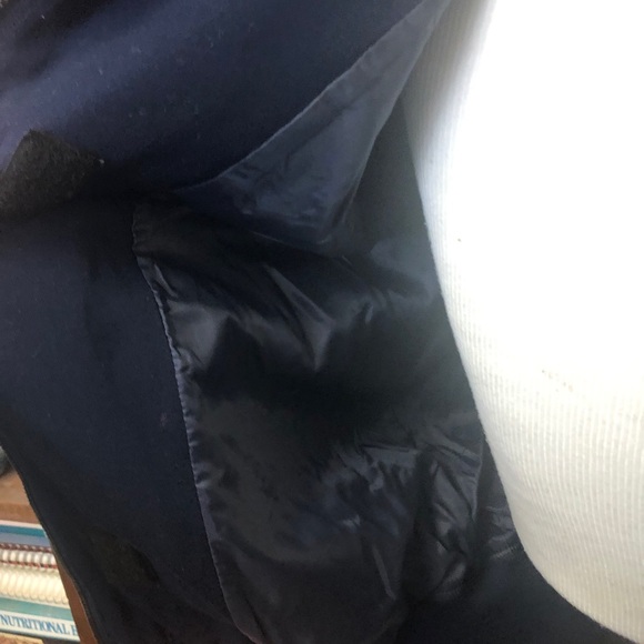 Vintage Air Force 1980's bomber jacket 40 R great condition dark navy - Picture 4 of 9